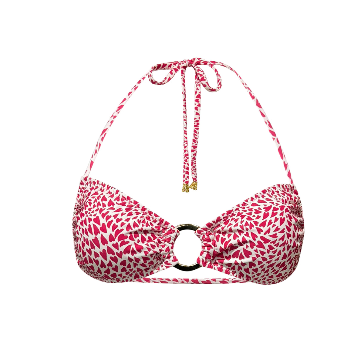 Drea Ring Center Top in Sweethearts – NSA Swim