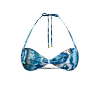 Ayla Sliding Bandeau Top in Blue Agate