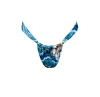 Abbie Thick Band Bottom in Blue Agate