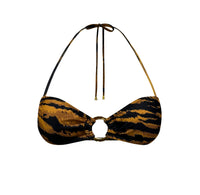 Basic Beach Drea Ring Center Top in Eye of the Tiger