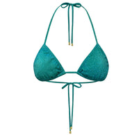 Glitz Triangle Top in Minty Fresh