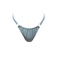 Camila Bottom with Gold Rings in Blue Sage Wave Texture (Other colors and styles available)