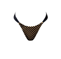 Camila Rose Bottom in Black Net with Nude Lycra (also available in White Net)