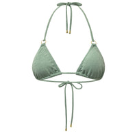Triangle Top with Gold Rings in Garden Paradise Terry
