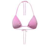 Glitz Luxe Triangle Top in Pink Sorbet