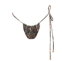 Abbie One Tie Bottom in Green Woodland Camo