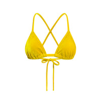 Support Triangle Top in Lemon Velvet