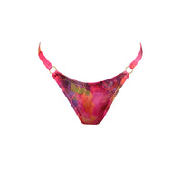 Brazilian Bottom with Gold Rings in Melted Flowers (other styles available)