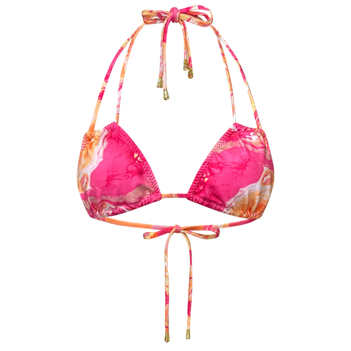 Double String Top in Creamsicle – nsaswim-store