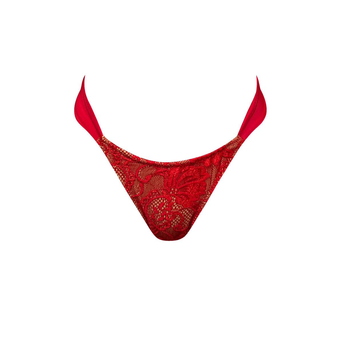 Camila Rose Bottom in Red Lace/Nude (Other colors and styles available ...