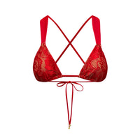 Juliette Top in Red Lace/Nude (Other Colors Available)