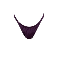 NSA Classic Thong Bottom in Shiny Eggplant (other colors and styles available)