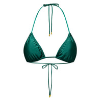 Triangle Top in Shiny Evergreen (other styles available)
