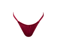 Brazilian Bottom in Shiny Maroon (Other styles available)