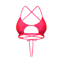 Basic Beach Cutout Keyhole Top in Shiny Wonderland