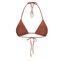 St. Tropez Triangle Top in Copper Metallic Rich (other colors available)