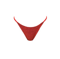 St. Tropez String Side Camila Bottom in Hot Coral Metallic Rich (other colors available)