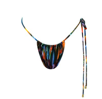 Abbie One Tie Bottom in Vibrant Feathers