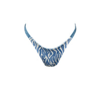 Reversible Watercolor Zebra/Blue Jean Seamless Camila Bottom