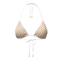 Triangle Top in White Net/Nude (other colors available)